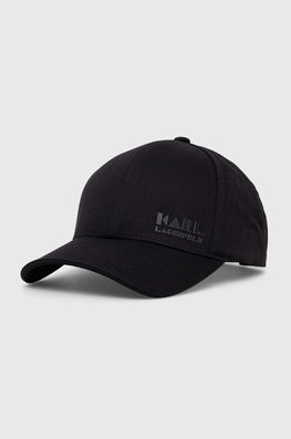 Karl Lagerfeld Sapca Culoarea Negru, Cu Imprimeu Bărbaţi