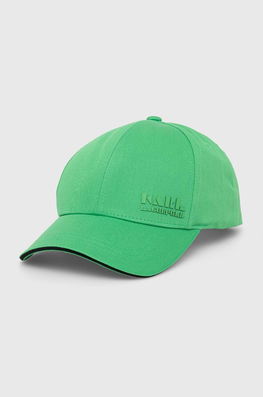 Karl Lagerfeld Sapca Culoarea Verde, Cu Imprimeu Bărbaţi