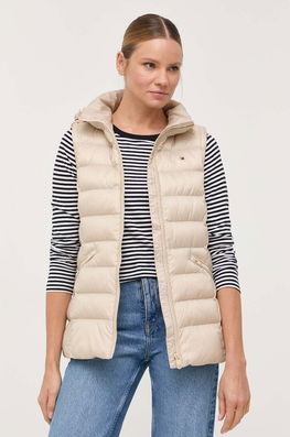 Tommy Hilfiger Vesta Femei, Culoarea Bej, De Iarna Dama