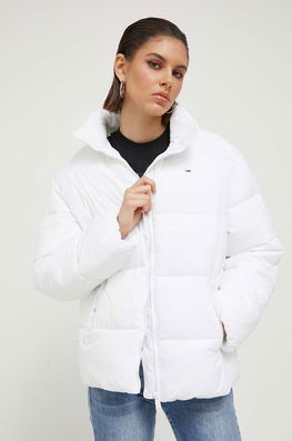 Tommy Jeans Geaca Femei, Culoarea Alb, De Iarna Dama