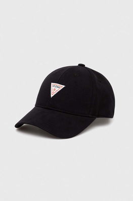 Guess Originals șapcă De Baseball Din Bumbac Culoarea Negru, Cu Imprimeu Bărbaţi