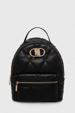 Liu Jo Rucsac Femei, Culoarea Negru, Mic, Neted Dama, Imitatie De Piele