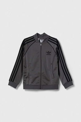 Adidas Originals Bluza Copii Culoarea Gri, Cu Imprimeu