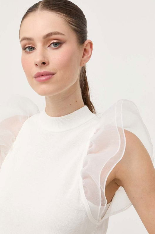 Karl Lagerfeld Bluza Femei, Culoarea Bej, Neted Dama, Elegant