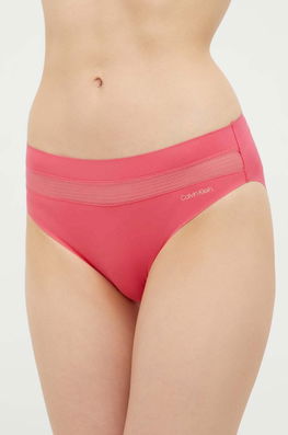 Calvin Klein Underwear Chiloti Culoarea Roz Dama, Tricotaj