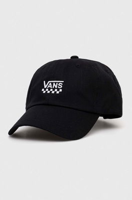 Vans șapcă De Baseball Din Bumbac Culoarea Negru, Cu Imprimeu Bărbaţi