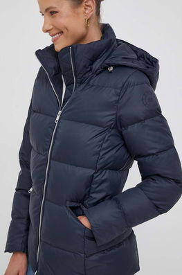 Tommy Hilfiger Geaca De Puf Femei, Culoarea Albastru Marin, De Iarna Dama Bleumarin