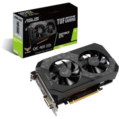 Placa video GeForce GTX 1650 OC, 4 GB GDDR6 128 biti, PCI Express 3.0 x 16, HDMI, DVI-D