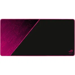 Mousepad gaming ASUS ROG Sheath PNK LTD, dimensiuni foarte mari, baza cauciucata, cusaturi anti-rupere, Electro Punk