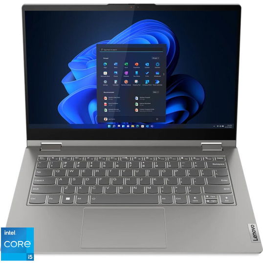 Ultrabook Lenovo 14'' ThinkBook 14s Yoga G2 IAP, FHD IPS Touch, Procesor Intel® Core™ i5-1235U (12M Cache, up to 4.40 GHz, with IPU), 16GB DDR4, 512GB SSD, Intel Iris Xe, Win 11 Pro, Mineral Grey