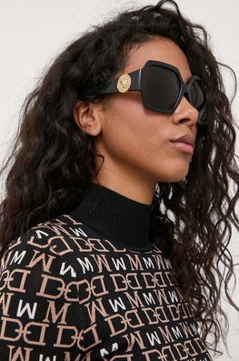 Versace Ochelari De Soare Femei, Culoarea Negru Dama