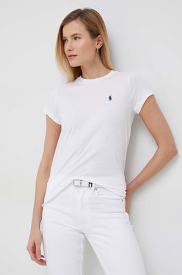 Polo Ralph Lauren Tricou Din Bumbac Culoarea Alb Dama
