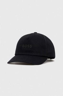 Boss Orange șapcă De Baseball Din Bumbac BOSS ORANGE Culoarea Negru, Neted Bărbaţi
