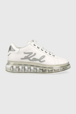 Karl Lagerfeld Sneakers Din Piele KAPRI KUSHION Culoarea Alb, KL62610F Dama