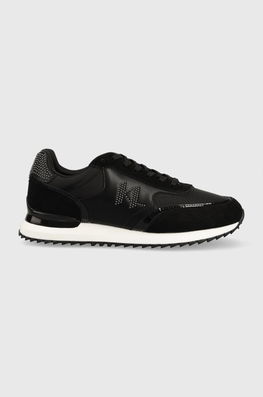 Karl Lagerfeld Sneakers VELOCITOR II Culoarea Negru, KL52933 Bărbaţi, Piele