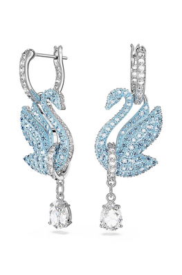 Swarovski Cercei ICONIC SWAN Dama Albastru