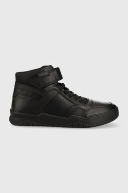 Geox Sneakers Pentru Copii Culoarea Negru, Imitatie De Piele