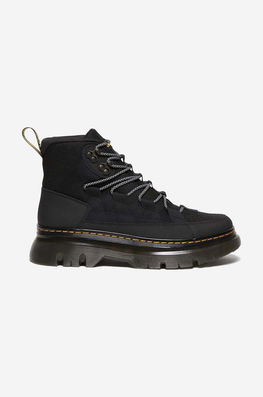 Dr. Martens Botine Dr. Martens Boury 27831001 Femei, Culoarea Negru, Cu Toc Plat Dama, Piele