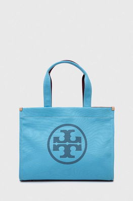 Tory Burch Poseta Dama Albastru, Textil, Model Print