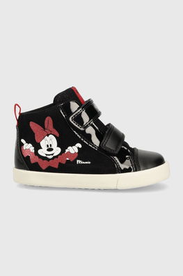 Geox Sneakers Pentru Copii X Disney Culoarea Negru, Piele