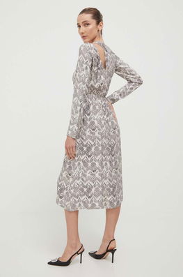 Patrizia Pepe Rochie Mini, Evazati Dama Multicolor, Panza, Casual