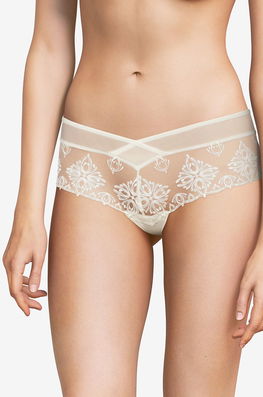 Chantelle Chiloți Brazilieni Culoarea Crem Dama Bej, Dantela