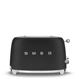 Prajitor de paine Smeg TSF01BLMEU, 950 W, negru mat, retro