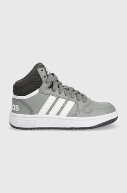 Adidas Originals Sneakers Pentru Copii HOOPS MID 3.0 K Culoarea Gri, Sintetic