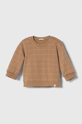 United Colors Of Benetton Bluza Bebe Culoarea Maro, Modelator Copii
