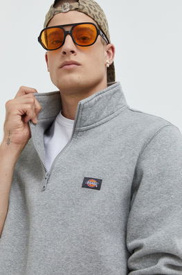 Dickies Bluza Barbati, Culoarea Gri, Melanj Bărbaţi