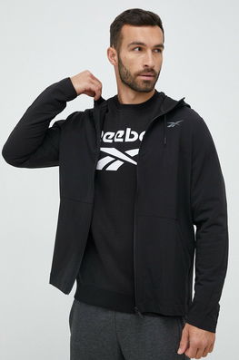 Reebok Windbreaker Performance Culoarea Negru, De Tranzitie Bărbaţi