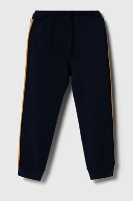 United Colors Of Benetton Pantaloni De Trening Din Bumbac Pentru Copii Culoarea Albastru Marin, Modelator Bleumarin