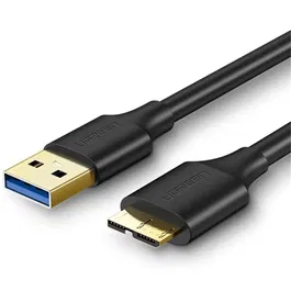 Cablu USB 3.0 (T) la USB Tip B (T), conectori auriti, 1m, negru