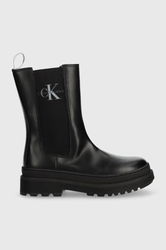 Calvin Klein Jeans Botine Copii Culoarea Negru