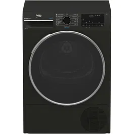 Uscator de rufe Beko B3T68239MG, 8 kg, 16 programe, Clasa A++, Pompa de caldura EcoGentle™, Steamcure, RecycledDry, Outdoor/Sports, Gri