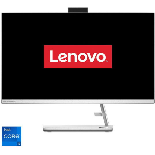 Sistem All-in-One Lenovo IdeaCentre AIO 3 27IAP7 cu procesor Intel® Core™ i7-1260P pana la 4.70 GHz, 27, Full HD, IPS, 16GB DDR4, 512GB SSD M.2 2280 PCIe® 4.0x4 NVMe®, Intel® Iris® Xe Graphics, No OS, White