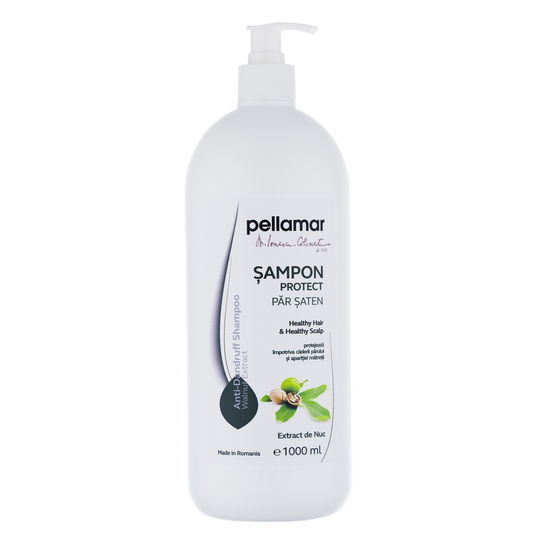 Sampon pentru par saten cu extract de nuc, 1000ML Pell Amar