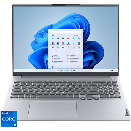 Laptop Lenovo 16'' ThinkBook 16 G4+ IAP, WUXGA IPS, Procesor Intel® Core™ i7-1255U (12M Cache, up to 4.70 GHz), 16GB DDR5, 512GB SSD, Intel Iris Xe, Win 11 Pro, Arctic Grey