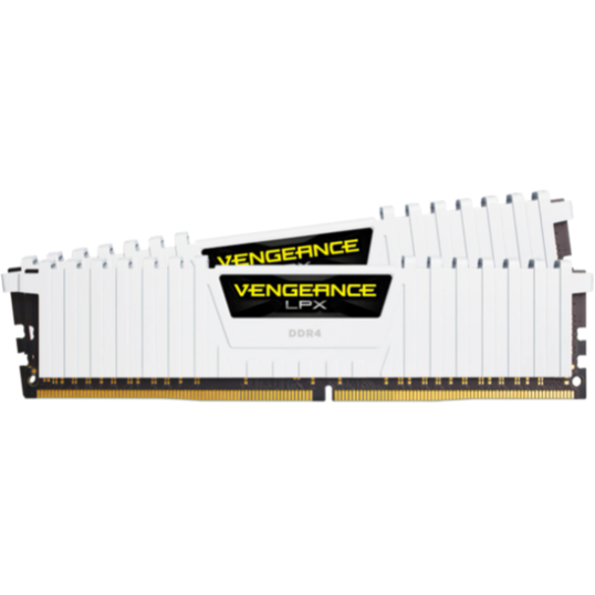 Kit Memorie Vengeance LPX White, 16GB(2x8GB), DDR4-3200MHz, CL16, Dual Channel