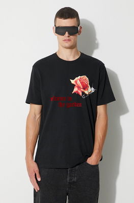 KSUBI Tricou Din Bumbac Culoarea Negru, Cu Imprimeu