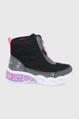 Skechers Cizme De Iarnă Copii Culoarea Negru