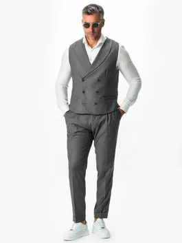 Tinuta Barbati Smart Casual Completa Grey Amarciano BMan0760