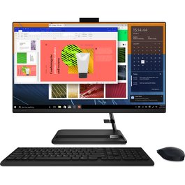 Sistem All-in-One Lenovo IdeaCentre 3 27ALC6 cu procesor AMD Ryzen™ 7 5825U pana la 4.50 GHz, 27, Full HD, IPS, 16GB DDR4, 512GB SSD M.2 2280 PCIe NVMe, AMD Radeon Graphics, No OS