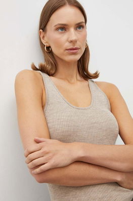 Herskind Tricou De Lana Culoarea Bej