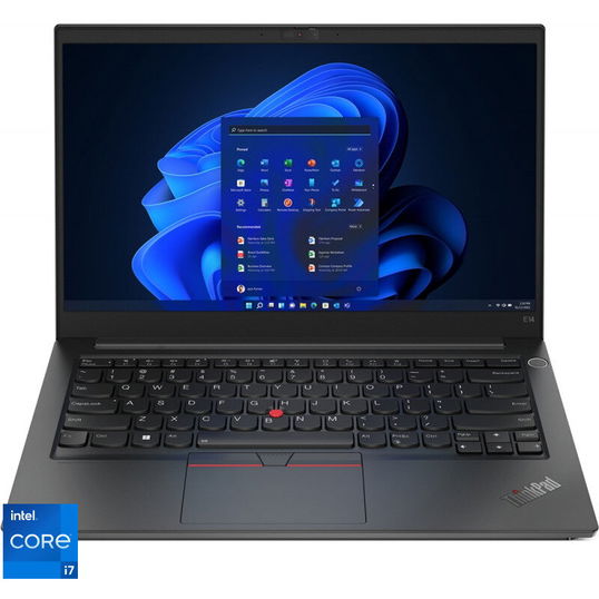 Laptop Lenovo 14'' ThinkPad E14 Gen 4, FHD IPS, Procesor Intel® Core™ i7-1255U (12M Cache, up to 4.70 GHz), 16GB DDR4, 1TB SSD, Intel Iris Xe, Win 11 Pro, Black