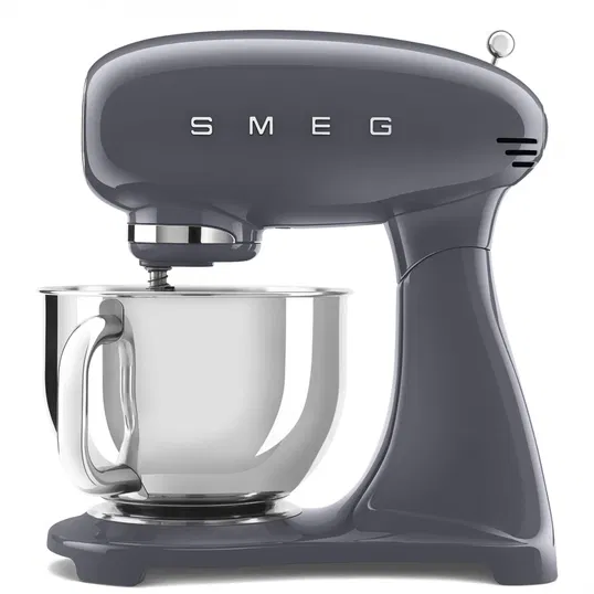 Mixer de blat retro Smeg SMF03GREU, gri