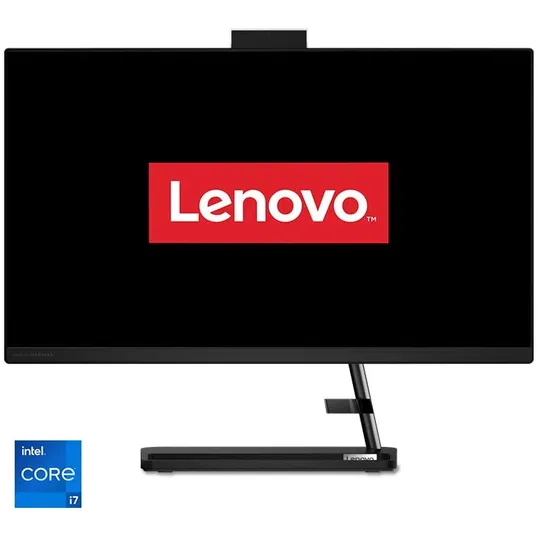 Sistem All-in-One Lenovo IdeaCentre AIO 3 27IAP7 cu procesor Intel® Core™ i7-13620H pana la 4.90 GHz, 27, Full HD, IPS, 16GB DDR4, 512GB SSD M.2 2280 PCIe® 4.0x4 NVMe®, Intel® UHD Graphics, No OS, Black