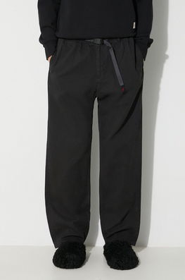Gramicci Pantaloni De Bumbac Gramicci Pant Culoarea Negru, Drept