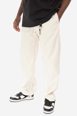 Gramicci Pantaloni De Bumbac Gramicci Pant Culoarea Gri, Drept