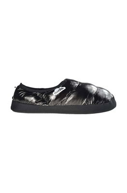 Papuci De Casa Classic Metallic Culoarea Negru, UNCLMETL.Black Nuvola